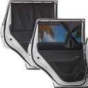 ZATOOTO Car Window Shades, 2 Pack Double Layer Car Sun Shade for Side Window Baby Sun Shade Full Shade & Half Shade & Full See-through 3 Option, Blackout Car Window Cover for Privacy Block UV Ray Heat