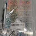 Resin Jelly Rhinestones for Bedazzling, EARLMONI Multi Colord Bedazzler Kit with 15ml B7000 Glue Rhinestone Pen Tool for Clothes Nail Art (15 Colors, 4MM)