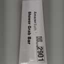 AmazerBath Shower Grab Bars for Bathtubs and Showers, Handicap Grab Bars for Shower Anti Slip, Shower Grab Bars for Senior for Wall Stainless Steel, Holds up to 500LBs, 12" L x 1" D, Brushed Nickel