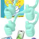 Funny Gifts for Teen Boy Kid Man Cell Phone Stand: UPGRADE Adjustable Thumbs Up Lazy Phone Holder for Desk Fun Gadget for Him Guy Tween Woman Girl Adult Essentials Stocking Stuffer Who Have Everything
