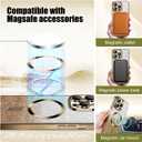 Misscase Compatible with iPhone 13 Pro Max Magnetic Glitter Case with Camera Lens Protector Full Protection Case Compatible with MagSafe Elegant Anti-Scratch Case Cover for iPhone 13 Pro Max Gold