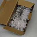 Minetom Star String Lights Battery Operated - 17 ft 50 LED Star Fairy String Lights with Timer, Waterproof for Indoor Bedroom Tent Loft Bed Patio Party Wedding Ramadan Decorations, Warm White