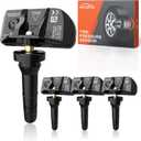 TPMS Sensors, 433 MHZ Tire Pressure Monitor System Replacment Sensor for 2020-2024 Chevy Silverado GMC Sierra Cadillac Buick Pontiac for OE Part # 13533166, 13542523 4pcs