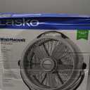 Lasko Wind Machine Fan, Air Circulator Fan with 3 Speeds, 20" Model 3300, Gray