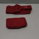 SlowTon Dog Knitted Scarf, 2 Pack Dog Warm Bandanas, Winter Holiday Decoration Scarf for Small Medium Large Dogs (Red,Red)