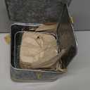 Creative Co-Op Decorative Metal Boxes with Lids, Silver and Gold, Set of 3