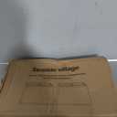 Rectangle Lamp Shades Set of 2, Top 7"x12.5", Bottom 9"x15", Height 10"Large Beige Lampshades for Table Lamps Floor Lamps, Square Lamp Shade Replacement, Spider, Harp Holders Included, Easy Assembly