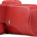 MegaGear Ever Ready Leather Camera Case & Strap - Compatible with Canon EOS Rebel T6s/760D/8000D (18-55mm)