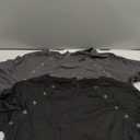 Huukey 2 Piece Grey and Black Dress with Buttons, Size La