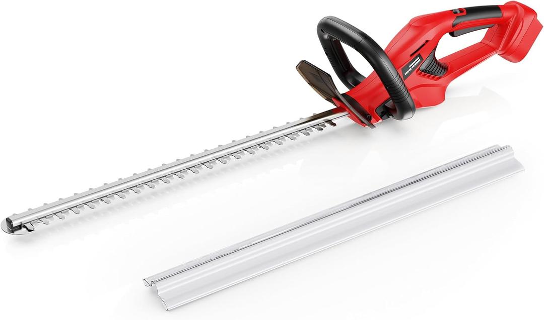 HEINPRO Cordless Hedge Trimmer 22-Inch Compatible with Milwaukee M18 18V Battery, Electric Hedge Trimmer Cordless, Bush Trimmers for Garden,Battery Powered Hedge Trimmers (Battery not Included)