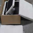 HONBAY Modular Sectional Couch with Storage Corduroy Sofa with Chaise U Shaped Sectional Couches for Living Room,Dark Grey