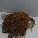 LONAI Black Hair Extension,9PCS 22" Curly Clip in Hair Extensions LN002 Long Soft Thick Synthetic Hairpieces for Women-Dark Brown to Caramel Brown