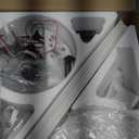 White Ceiling Fans with Lights, 52 Inch Low Profile Ceiling Fan with Light and Remote/App Control, Dual-Sided Blades, Reversible, 3CCT, Dimmable, Modern Ceiling Fan for Indoor/Outdoor Patios, White