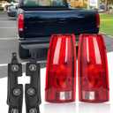 Tail Light Assembly for 1988-1998 Chevy GMC Silverado Sierra C/K 1500 2500 3500, Suburban, Tahoe, Blazer, Yukon, Cadillac Escalade  Includes Driver & Passenger Side, Circuit Boards & Bulbs