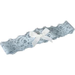 Garter, Small, Layla Lace, Blue and White