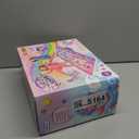 Dance Mat, Bluetooth Dance Pad Toy with LED Lights, 2 Players Unicorn Dance Pad for Kids, Birthday Party Game Music Princess Gift Ideas for Girls 3-12