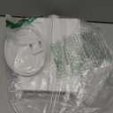 deweisn Floor Mount Tri-Fold Lighted Vanity Mirror with 21 LED Lights, Touch Screen and 3X/2X/1X Magnification, Two Power Supply Modes Make Up Mirror,Travel Mirror (White)