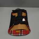 Kuoser Waterproof Dog Coat, Reversible Dog Jacket for Medium Dogs, Adjustable Durable Doggie Winter Coat Warm Puppy Cold Weather Apparel from Small to Large Breed, Bright Red M (Medium (Pack of 1))