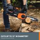 Worx WG322 20V Power Share 10" Cordless Chainsaw with Auto-Tension