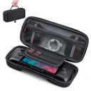 iofeiwak Carrying Case for Switch Controllers / Enhanced Grip / Wider-Sized Switch Accessories - 20 Game Slots / Hard Shell / Large Capacity