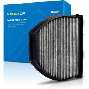 PHILTOP ACF020 (CF10934) Cabin Air Filter, Replacement for AMG GT, C230, C250, C300, C350, E250, E350, E400, E550, Premium Cabin Filter with Activated Carbon, Filter Up Dust Pollen