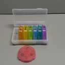 Weekly Pill Organizer, Chrxbei 3 Times a Day Pill Case Organizers 7 Day, Thickened Travel Pill Box with 21 Large Compartments, BPA Free Medicine Organizer to Hold Vitamin, Supplements, Fish Oils