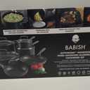 Babish 10 Piece Activbond Nonstick Hard-Anodized Aluminium Cookware Set