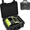 Carrying Case for XbotGo Falcon, Waterproof, Shockproof & Dustproof, Secure Lock & Ventilation System, Durable PP Plastic with EVA,for Storage & Travel