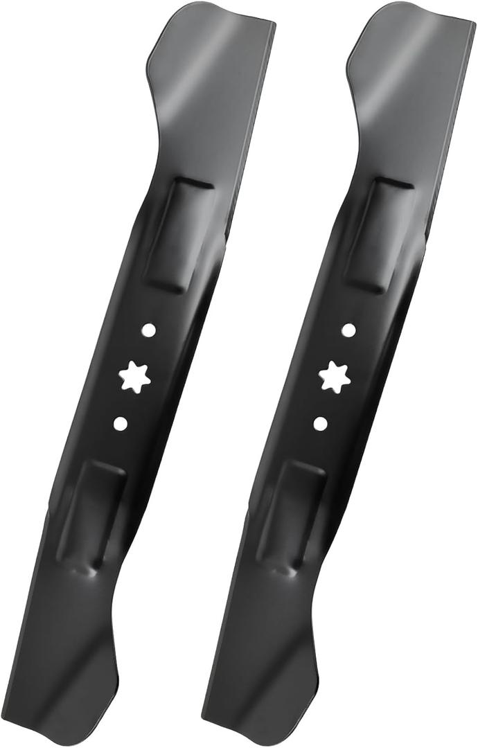 Keycci Cub Cad et 46 inch Mower Blades for 942-04244A Cub Cad et XT1 XT2 LT46 LTX1045, Lawn Mower Blade Compatible with MTD Craftsman Lawn Tractor, Replace for 942-04290 742-04244 742-04290 High-Lift