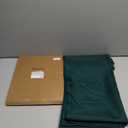 Hunter Green Privacy Sheer Curtains That Let Light in 96 Inches Long Non-See-Through Semi Sheer Curtain Light Filtering Window Curtains Christmas Drapes for Living Room Bedroom 2 Panels Set