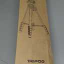 CAMBOFOTO 74 Aluminum Camera Tripod  HeavyDuty Professional Tripod Stand for DSLR & Mirrorless Cameras, Smartphones & GoPro  Lightweight Travel Tripod with 360 Pan Head & Phone Mount (Gunmetal Gray)