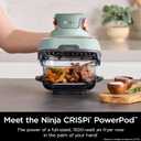 Ninja Crispi 4-in-1 Glass Air Fryer | 450F | Non-Toxic | 4QT & 6-Cup Glass Containers w/Lids | Microwave, Freezer, Dishwasher Safe | Max Crisp, Air Fry, Bake, Recrisp | Green | FN101SG