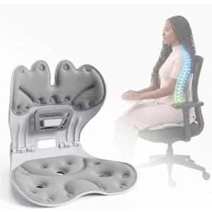 Posture Chair, Lumbar Support for Office Chair Foldable Back Pain Relief