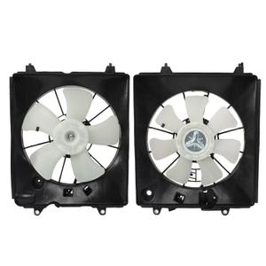 Silscvtt 2 Pcs Radiator Cooling Fan and A/C Condenser Fan Set HO3115155 Replacement for Honda CR-V 2010-2011