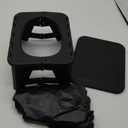 Portable Toilet Seat, Folding Stool Camping Potty, Outdoor Gear Bench, Road Trip Must Haves for Hiking, Backpacking, Tent Setup, Beach Use, Fishing, Rv, Car Travel Accessories