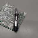 Ear and Nose Hair Trimmer Clipper - 2026 Professional Painless Eyebrow & Facial Hair Trimmer for Men Women,Battery-Operated Trimmer with IPX7 Waterproof,Dual Edge Blades for Easy Cleansing Black