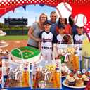 2 x 20 Pcs Baseball Snack Bags with Handles Cross, 8 x 8 x 3.15 inches