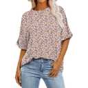 ANRABESS Womens Tops Oversized T Shirts Short Sleeve Crewneck Summer Casual Loose Basic Tee Shirt 2025 Trendy Fashion Clothes, 3XL