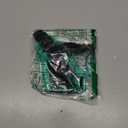 OHCOZZY Short Snout Dog Muzzle, Wont Cover Forehead Bulldog Muzzle Adjustable Breathe Mesh, Anti Bitting Chewing Barking(M, Green)