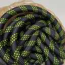 Garden Hose Non-Expandable 50 ft, Lightweight Flexible Water Hose with 10 Function Spray Nozzle, Outdoor Leak Proof, Kink-Free, Portable Hose for Yard, Lawn, Camper, High-Density Fabric, Black Green