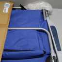 Beach Chair with Backpack Straps, Heavy Duty Backpack Beach Chairs for Adults with 4 Positions, Lay Flat Beach Chair with Large Cooler Pouch, Support to 350LBS