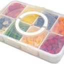 Puccino's Kitchen Snackle Box Container; 1 Pack; Microwave and Dishwasher Safe; Versatile snack box; Serving tray; Ideal Lunchable Container; snack box container serving dish; adult bento box