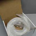 XunYee 48 Pcs 60 Inch Large Zip Ties Heavy Duty Outdoor Extra Large Zip Ties Extra Long Cable Wire Plastic Ties with 176 Pounds Tensile Strength Self Locking UV Resistant (White)