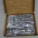 10 Pack Bronze Solid Cabinet Handles Drawer Pulls, 5.38-inch/136mm Length (3-inch Hole Center) Door Handle (1/2-inch Diameter) Kitchen Stainless Steel Cabinet Hardware Handle, Oil-Rubbed Bronze