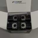 FRANXI 9005/HB3 H11/H8/H9/H16 Bulbs Combo Fog Lights, 32000LM Super Bright 6000K Cool White, 1:1 Design with Cooling Fan, Plug and Play, Pack of 4