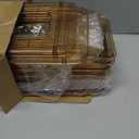 Delamu 2-Tier Under Sink Organizers and Storage, Multi-Purpose Stackable Bathroom Cabinet organizers, Pull Out Kitchen Pantry Organization and Storage with Dividers(2 Pack, Amber)