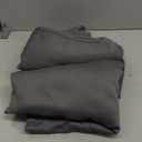 KEQIAOSUOCAI Extra Wide Blackout Curtains 90 Inches Long, Pinch Pleated Curtains for Sliding Door/French Door Room Divider Panels for Living Room 100 Inch Width 100x90 Grey