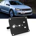 Front Bumper License Plate Mount Fits Volkswagen Tiguan/Tiguan R | No Drill Front License Plate Frames Tow Hook License Plate Bracket Holder Mounting Kit for Car Shows