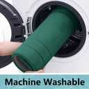 Arotive Memory Foam Bathroom Rug Mat 47x24, Ultra Soft and Absorbent Bath Mat, Machine Wash Dry, Comfortable Bath Rug Carpet for Bathroom Floor, Tub and Shower, Dark Green