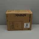 Shinic Electric Fireplace Heaters for Indoor Use,1500W Space Heater with Crackling Sound & 3D Realistic Flame, Safety Protection, Portable Fireplace Heater for Home Office Christmas Decoration, Oak (11.8" x 5.9" 14.6")